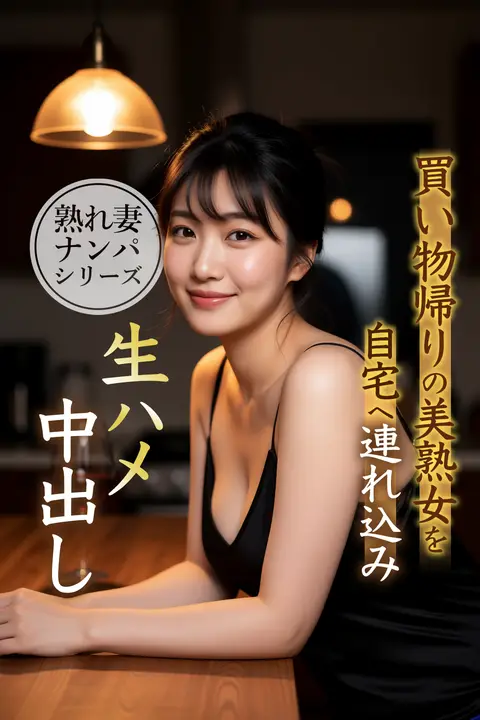 【熟れ妻ナンパ】買い物帰りの美熟女を自宅に連れ込んで生ハメ中出し